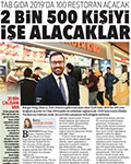 TAB Gıda Co-CEO Gökhan Asok's Interview published in the Hürriyet HR Supplement